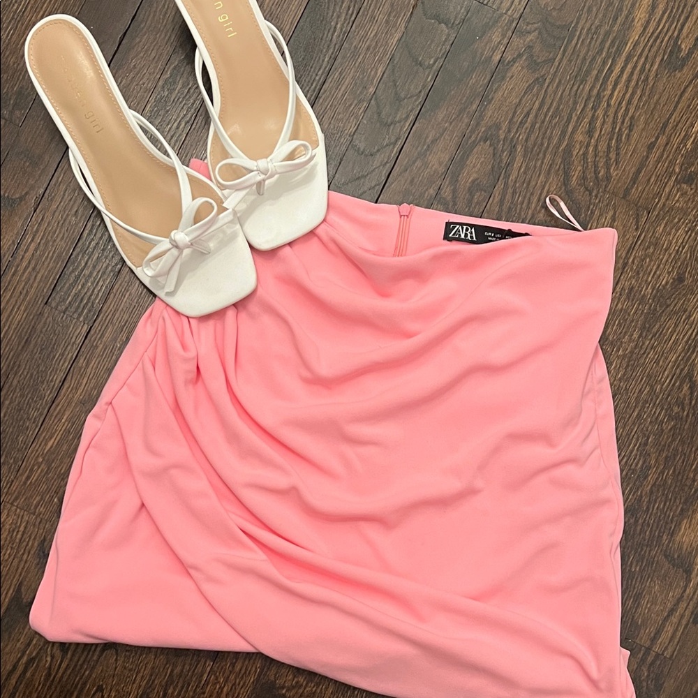 Zara Light Pink Mini Skirt